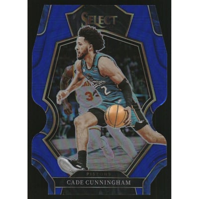 2022-23 Select Prizms Blue Die Cut #118 Cade Cunningham