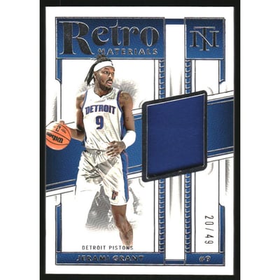 2023-24 Panini National Treasures Retro Materials #29 Jerami Grant/49