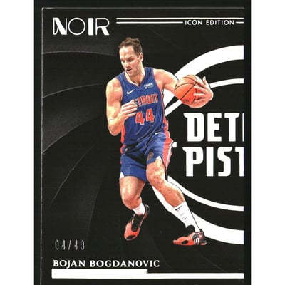 2023-24 Panini Noir Holo Silver #127 Bojan Bogdanovic I