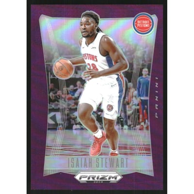 2023-24 Panini Prizm Deca Prizms Purple #19 Isaiah Stewart