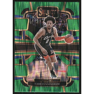 2023-24 Select Prizms Green Shock #26 Cade Cunningham