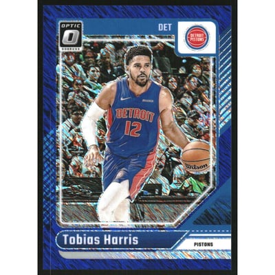 2024-25 Donruss Optic Blue Shimmer #24 Tobias Harris