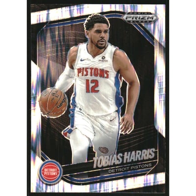 2024-25 Panini Prizm Black Prizms Skewed #95 Tobias Harris
