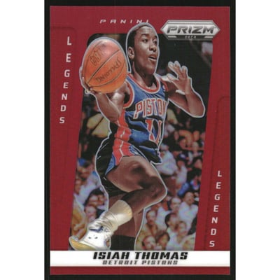 2024-25 Prizm Deca Prizms Red #218 Isiah Thomas LEG