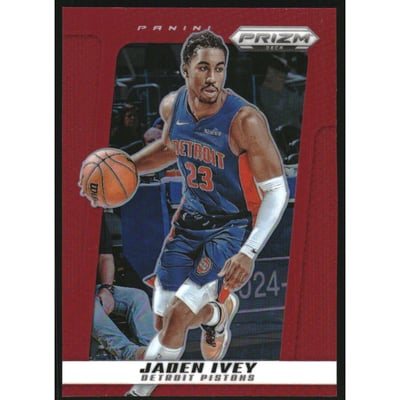 2024-25 Prizm Deca Prizms Red #62 Jaden Ivey