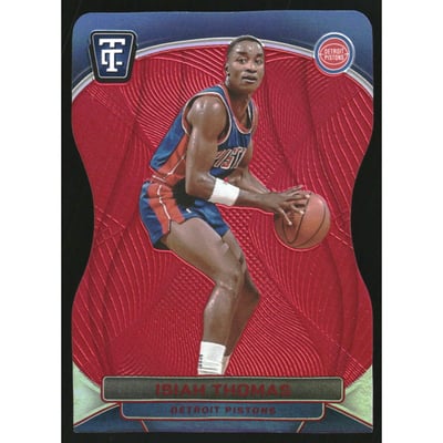 2024-25 Totally Certified Mirror Platinum Red Die Cut #182 Isiah Thomas LGD