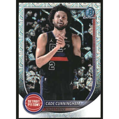 2025-26 Bowman Chrome Mojo Refractors #BCV74 Cade Cunningham