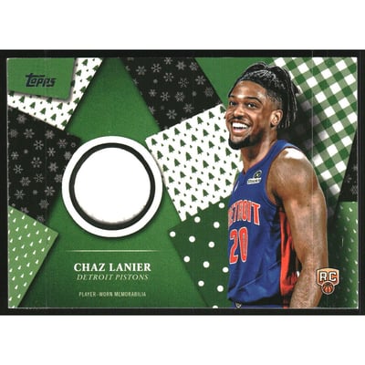 2025-26 Topps Holiday Holiday Relics #HR32 Chaz Lanier
