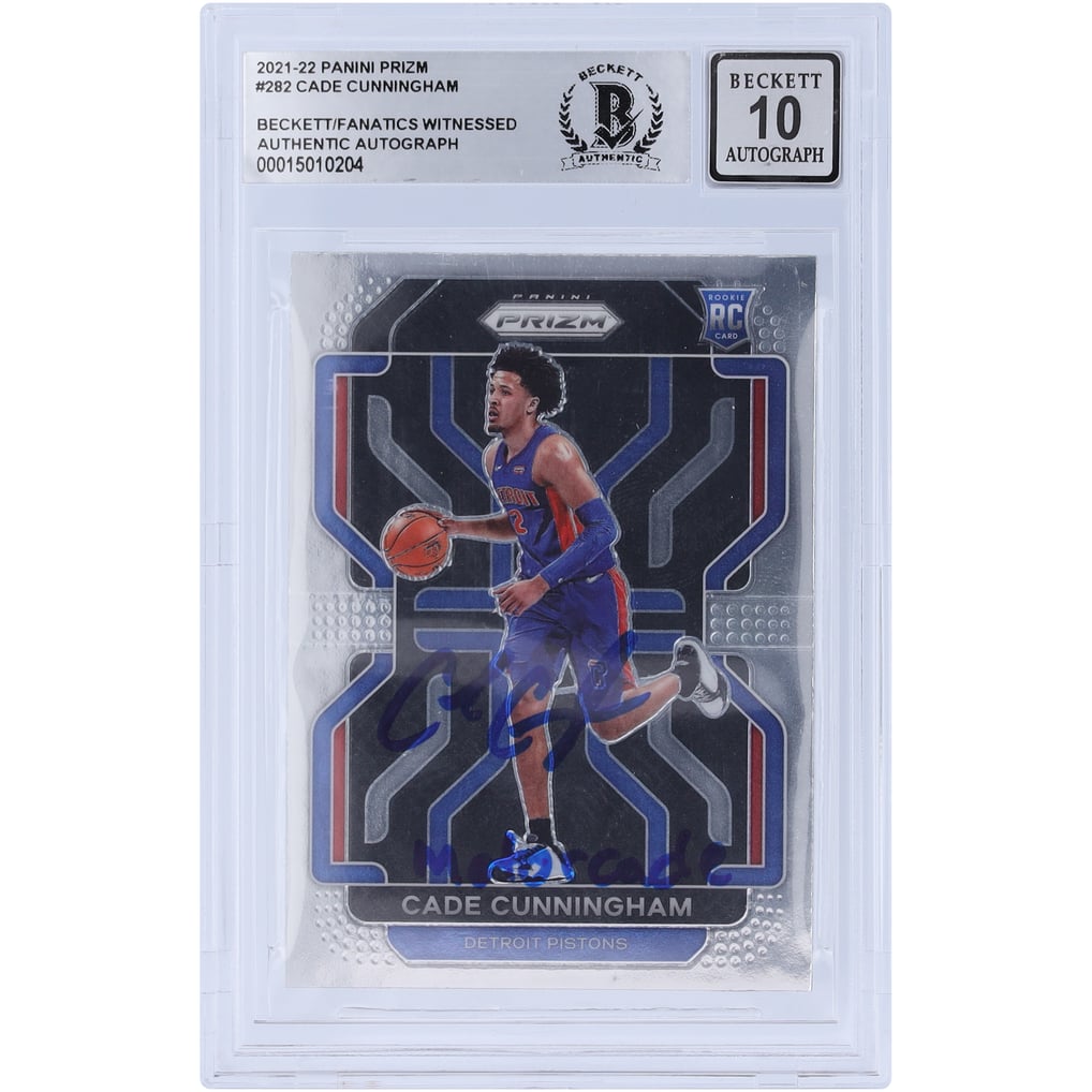 Cade Cunningham Detroit Pistons Autographed 2021-22 Panini Prizm 