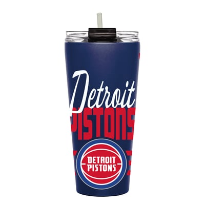 Detroit Pistons 32oz. Heritage Big Slim Tumbler