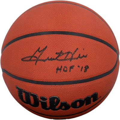 Grant Hill Detroit Pistons Autographed Fanatics Authentic Wilson Authentic Series Indoor/Outdoor Basketball with "HOF 18" Inscription