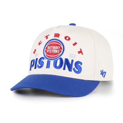 Detroit Pistons '47 Arcitext Hitch Adjustable Hat - Natural