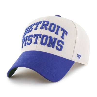 Detroit Pistons '47 Broke Line Loop MVP Adjustable Hat - Natural