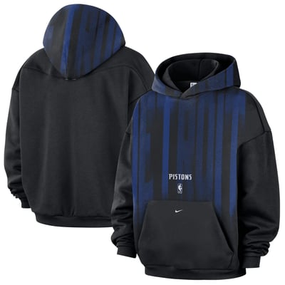 Detroit Pistons Nike 2026/27 Standard Issue Game Theater Team Fleece Hoodie - Black