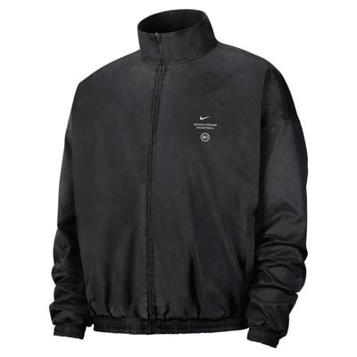Detroit Pistons Nike 2026/27 Standard Issue On-Court Game Theater Calm Full-Zip Jacket - Black