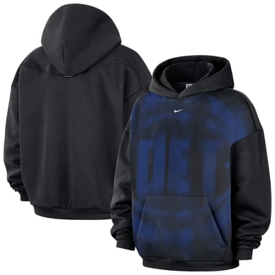 Detroit Pistons Nike 2026/27 Standard Issue Practice Icon Fleece Pullover Hoodie - Black