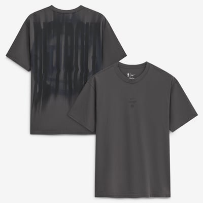 Detroit Pistons Nike 2026/27 Standard Issue Pre-Game Max 90 T-Shirt - Charcoal
