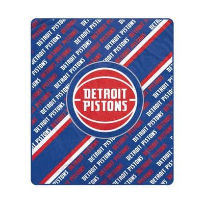 Detroit Pistons Pegasus 60" x 70" Diagonal Lined Wordmark Ultra Soft Blanket