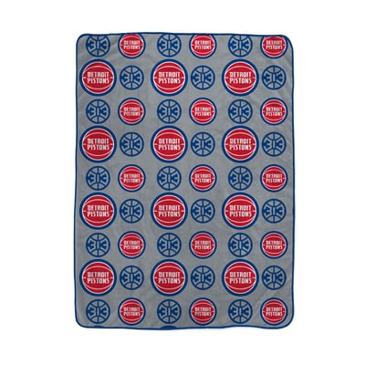 Detroit Pistons Pegasus Logo Roll Oversized 66" x 95" Ultra Cozy Blanket