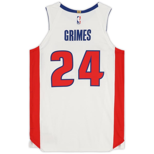 Maillot Detroit Pistons Malcolm Cazalon #20 - Édition 2023-24 - Blanc - Taille 48 - Pièce Originale