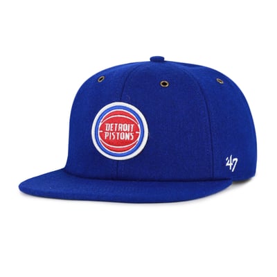  Detroit Pistons '47 Women's Wool Captain Adjustable Hat - Blue