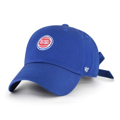 Detroit Pistons '47 Women's  Bow Back Clean Up Adjustable Hat - Royal
