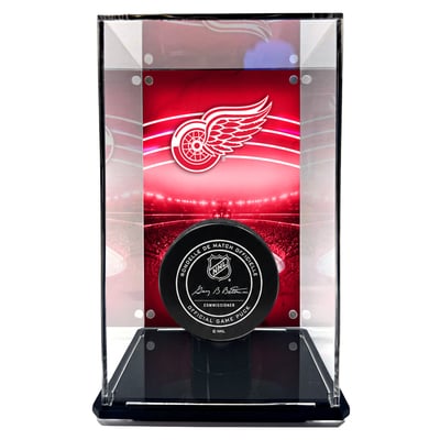  Detroit Red Wings Fanatics Authentic Tall Puck Display Case with Image