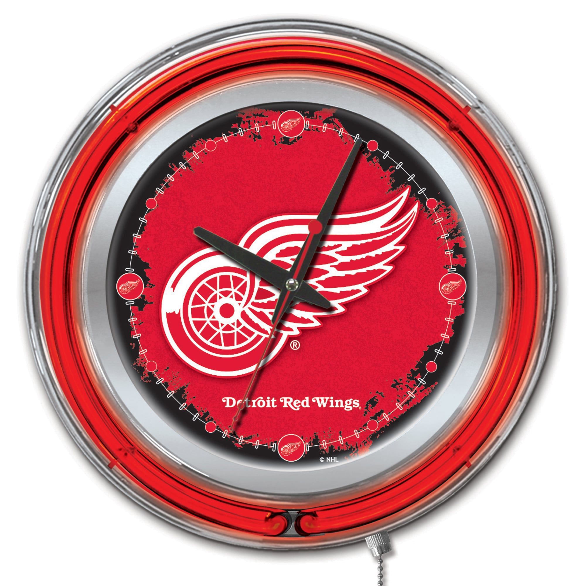 red wing ネオンクロック detroit-red-wings-15-neon-