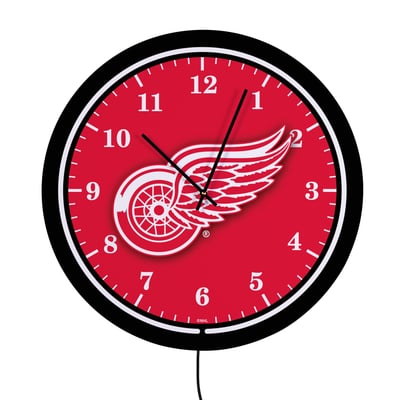 Detroit Red Wings 18" Lighted Round LED Wall Clock