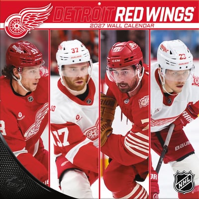 Detroit Red Wings 2027 12” x 12” Team Wall Calendar