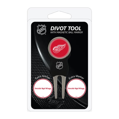 Detroit Red Wings Golf Divot Tool Pack with 3 Magnetic Markers