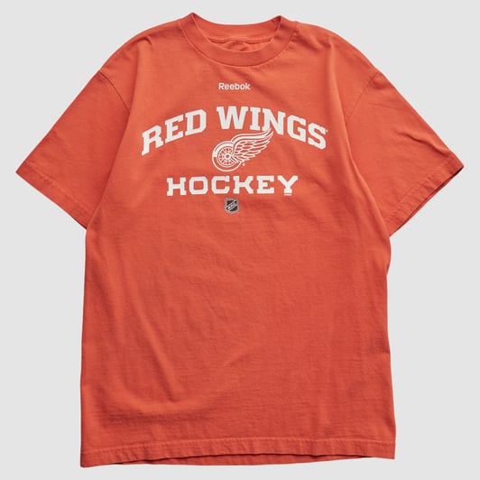 Detroit Red Wings Reebok 2010s T-shirt - Red - M by Fanatics Real Vintage
