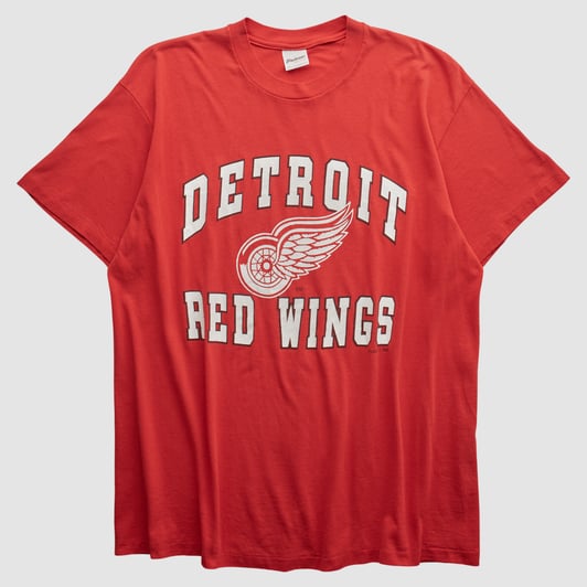 Detroit Red Wings Stedman 90s T-shirt - Red - L by Fanatics Real Vintage