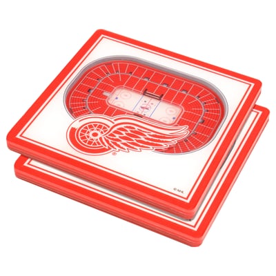 Detroit Red Wings Fanpoint 3D StadiumView Coasters