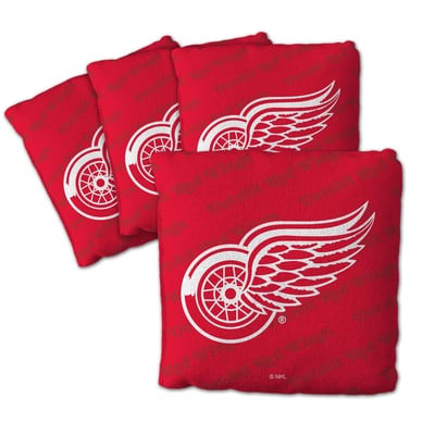 Detroit Red Wings Fanpoint Four-Piece Cornhole Bag Set