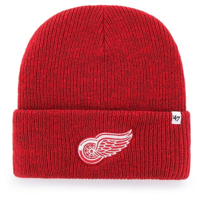 Detroit Red Wings '47 Brain Freeze Cuffed Knit Hat - Red