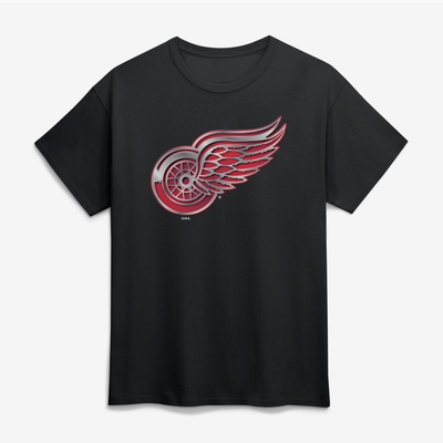 Detroit Red Wings Big & Tall Forged Mascot T-Shirt - Black