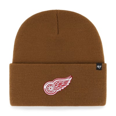 Detroit Red Wings Carhartt x '47 Cuffed Knit Hat - Brown