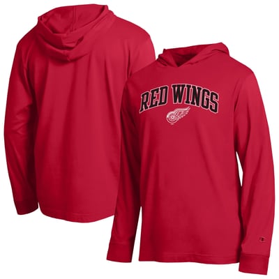 Detroit Red Wings Champion All-Star Lightweight Hooded Long Sleeve T-Shirt - Red