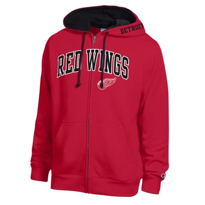  Detroit Red Wings Champion Full-Zip Hoodie - Scarlet