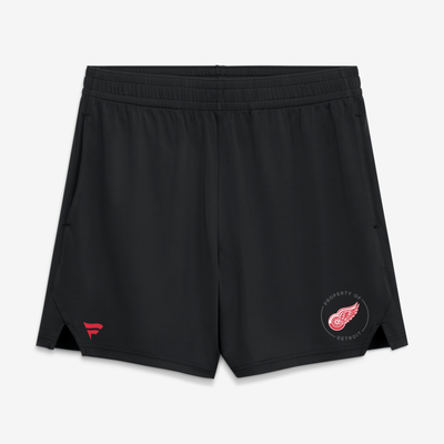 Detroit Red Wings Fanatics Authentic Pro Training Shorts - Black
