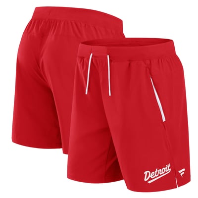  Detroit Red Wings Fanatics 2025 NHL Stadium Series Rink Performance Shorts - Red