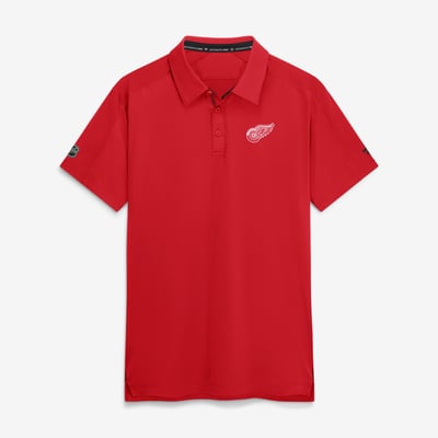 Detroit Red Wings Fanatics Authentic Pro Rink Polo - Red