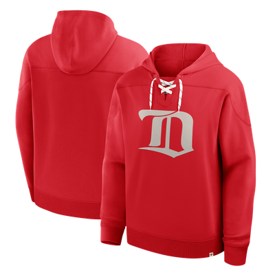  Detroit Red Wings Fanatics Fleece French Terry Pullover Hoodie - Red