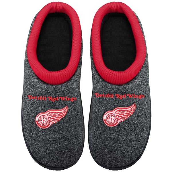 Custom Painted Detroit Red Wings Red Head Brand Moccasin Slippers Size 12 Detroit Red Wing NHL Slippers – Persepolis main image 4