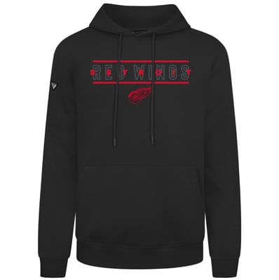 Detroit Red Wings Levelwear Night Burst Podium Hoodie - Black