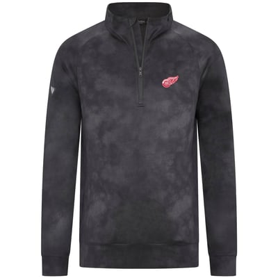  Detroit Red Wings Levelwear Atlas Quarter-Zip Pullover - Charcoal