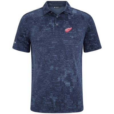  Detroit Red Wings Levelwear Data Polo - Navy