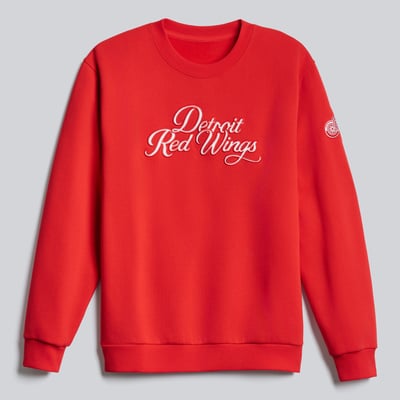 Detroit Red Wings lululemon Steady State Crew Sweatshirt - True Red