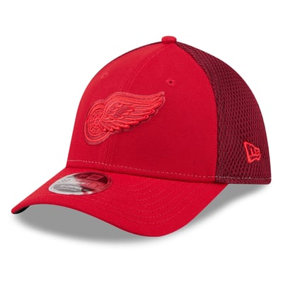 Detroit Red Wings New Era Neo Mesh 39THIRTY M-Crown Stretch Hat - Red